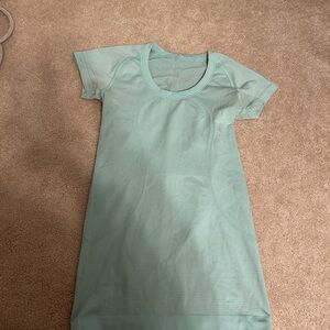 Lululemon Run Swiftly Tech Short Sleeve in Light Blue